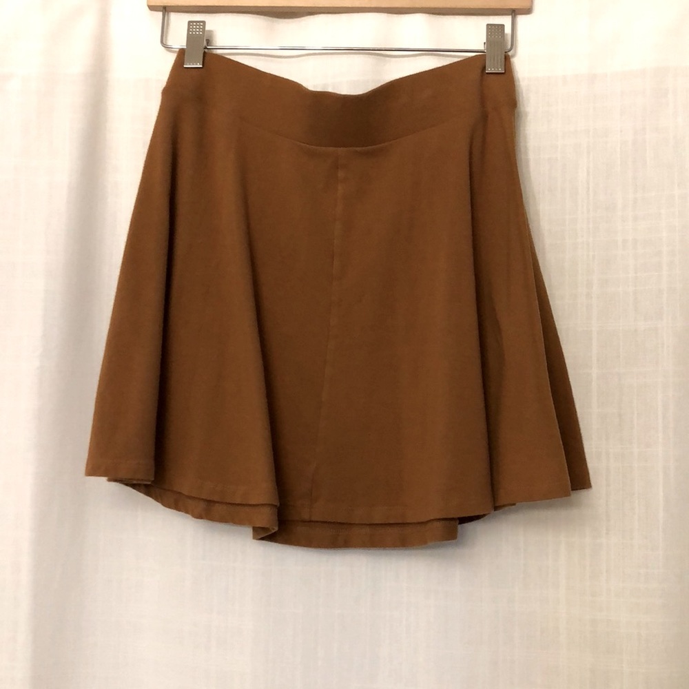 Mustard color skater skirt